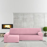 Funda para chaise longue de brazo largo izquierdo Eysa ULISES Rosa Ros