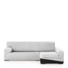 Funda para chaise longue de brazo largo derecho Eysa ULISES Gris Perla