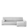 Funda para chaise longue de brazo largo derecho Eysa ULISES Gris Perla