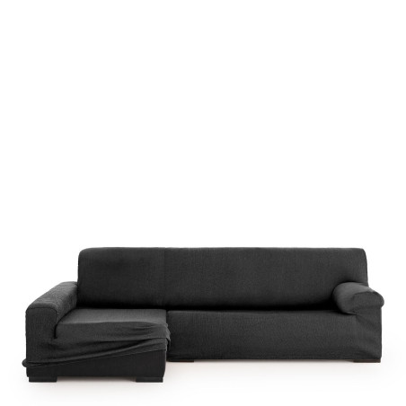 Funda para chaise longue de brazo largo izquierdo Eysa ULISES Gris osc
