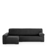 Funda para chaise longue de brazo largo izquierdo Eysa ULISES Gris osc