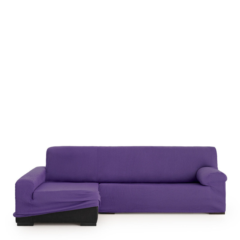 Funda para chaise longue de brazo largo izquierdo Eysa ULISES Morado 1 Funda para chaise longue de brazo largo izquierdo Eysa ULISES Morado 1