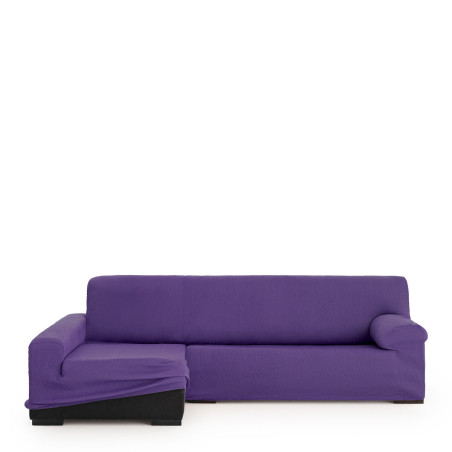 Funda para chaise longue de brazo largo izquierdo Eysa ULISES Morado 1