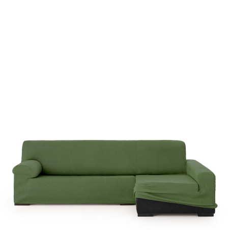 Funda para chaise longue de brazo largo derecho Eysa ULISES Verde 170