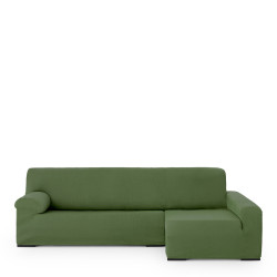 Funda para chaise longue de brazo largo derecho Eysa ULISES Verde 170