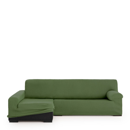 Funda para chaise longue de brazo largo izquierdo Eysa ULISES Verde 17