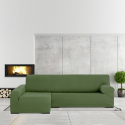 Funda para chaise longue de brazo largo izquierdo Eysa ULISES Verde 17