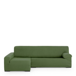 Funda para chaise longue de brazo largo izquierdo Eysa ULISES Verde 17