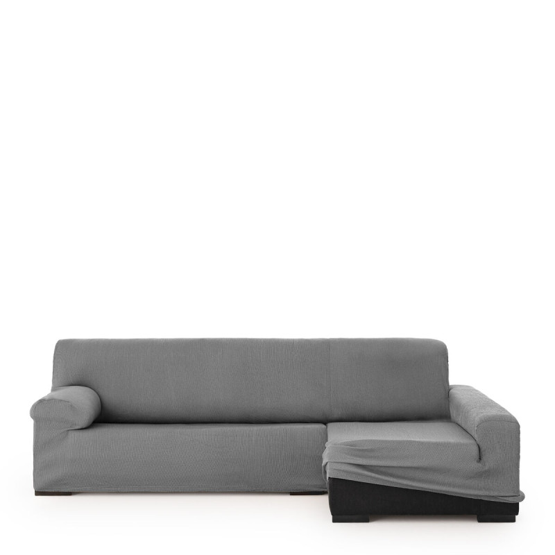 Funda para chaise longue de brazo largo derecho Eysa ULISES Gris 170 x Funda para chaise longue de brazo largo derecho Eysa ULISES Gris 170 x