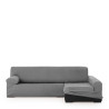 Funda para chaise longue de brazo largo derecho Eysa ULISES Gris 170 x