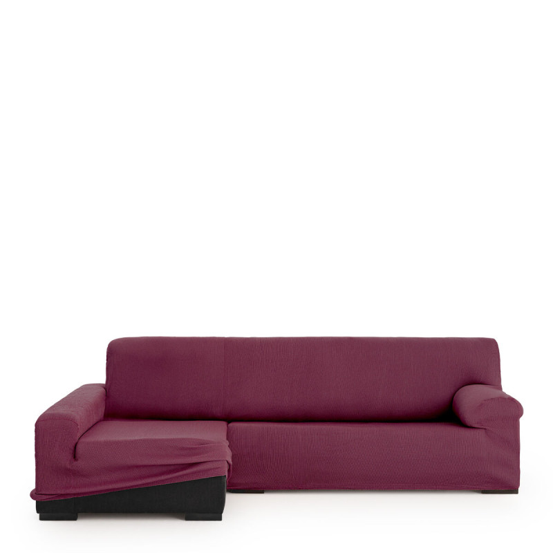 Funda para chaise longue de brazo largo izquierdo Eysa ULISES Burdeos Funda para chaise longue de brazo largo izquierdo Eysa ULISES Burdeos