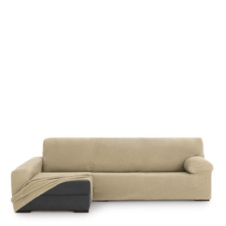 Funda para chaise longue de brazo largo izquierdo Eysa THOR Beige 170