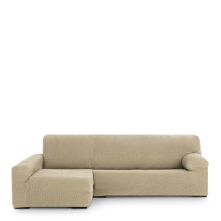 Funda para chaise longue de brazo largo izquierdo Eysa THOR Beige 170