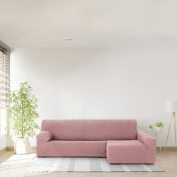 Funda para chaise longue de brazo largo derecho Eysa THOR Rosa 170 x 1