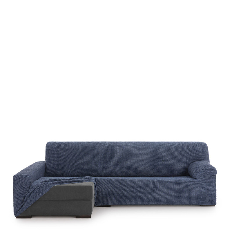 Funda para chaise longue de brazo largo izquierdo Eysa THOR Azul 170 x Funda para chaise longue de brazo largo izquierdo Eysa THOR Azul 170 x