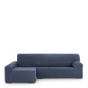 Funda para chaise longue de brazo largo izquierdo Eysa THOR Azul 170 x