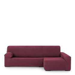 Funda para chaise longue de brazo largo derecho Eysa THOR Burdeos 170