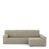 Funda para chaise longue de brazo largo derecho Eysa THOR Beige Lino 1