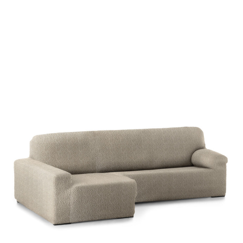 Funda para chaise longue de brazo corto izquierdo Eysa ROC Marrón Gla Funda para chaise longue de brazo corto izquierdo Eysa ROC Marrón Gla