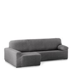 Funda para chaise longue de brazo corto izquierdo Eysa ROC Gris oscuro