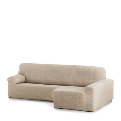 Funda para chaise longue de brazo corto derecho Eysa ROC Beige 180 x 1