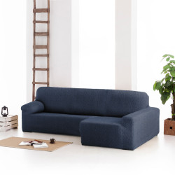 Funda para chaise longue de brazo corto derecho Eysa ROC Azul 180 x 12