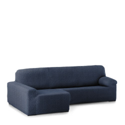 Funda para chaise longue de brazo corto izquierdo Eysa ROC Azul 180 x