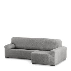 Funda para chaise longue de brazo corto derecho Eysa ROC Gris claro 18