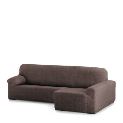 Funda para chaise longue de brazo corto derecho Eysa ROC Marrón 180 x