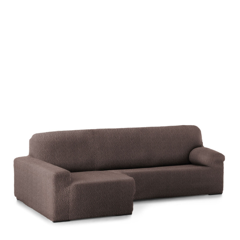 Funda para chaise longue de brazo corto izquierdo Eysa ROC Marrón 180 Funda para chaise longue de brazo corto izquierdo Eysa ROC Marrón 180
