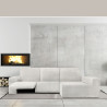 Funda para chaise longue de brazo largo derecho Eysa JAZ Blanco 180 x