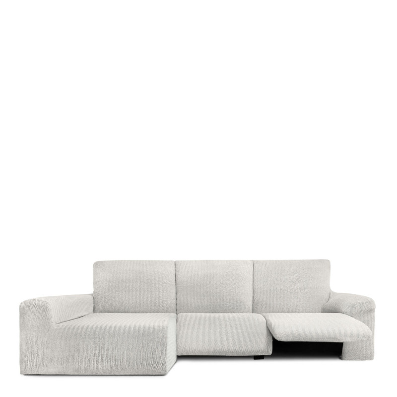 Funda para chaise longue de brazo largo izquierdo Eysa JAZ Blanco 180 Funda para chaise longue de brazo largo izquierdo Eysa JAZ Blanco 180