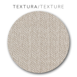 Funda para chaise longue de brazo largo derecho Eysa JAZ Beige 180 x 1
