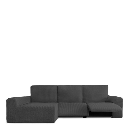 Funda para chaise longue de brazo largo izquierdo Eysa JAZ Gris oscuro