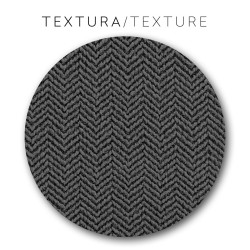 Funda para chaise longue de brazo largo izquierdo Eysa JAZ Gris oscuro