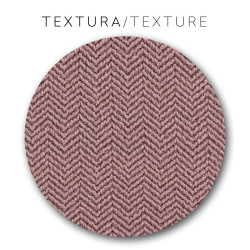 Funda para chaise longue de brazo largo izquierdo Eysa JAZ Rosa 180 x