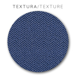 Funda para chaise longue de brazo largo izquierdo Eysa JAZ Azul 180 x
