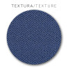 Funda para chaise longue de brazo largo izquierdo Eysa JAZ Azul 180 x