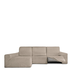 Funda para chaise longue de brazo largo izquierdo Eysa ROC Marrón Gla