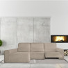 Funda para chaise longue de brazo largo izquierdo Eysa ROC Marrón Gla
