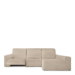 Funda para chaise longue de brazo largo derecho Eysa ROC Beige 180 x 1