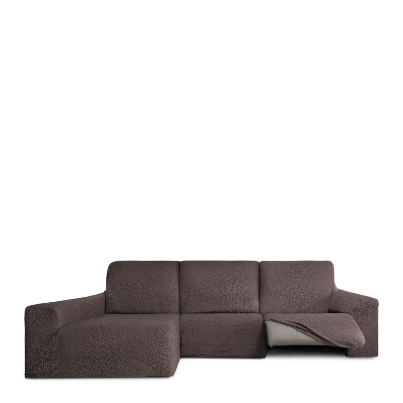 Funda para chaise longue de brazo largo izquierdo Eysa ROC Marrón 180 Funda para chaise longue de brazo largo izquierdo Eysa ROC Marrón 180