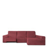 Funda para chaise longue de brazo largo derecho Eysa ROC Teja Rojo Osc