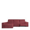 Funda para chaise longue de brazo largo izquierdo Eysa ROC Teja Rojo O