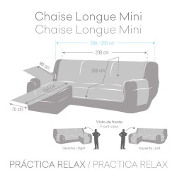 Funda para chaise longue de brazo corto izquierdo Eysa MONTBLANC Mosta