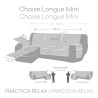 Funda para chaise longue de brazo corto izquierdo Eysa MONTBLANC Mosta
