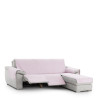 Funda para chaise longue de brazo corto derecho Eysa MONTBLANC Rosa 10