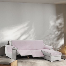 Funda para chaise longue de brazo corto derecho Eysa MONTBLANC Rosa 10