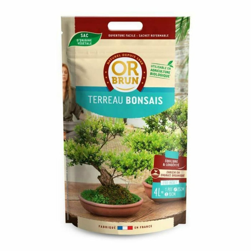 Tierra para macetas OR BRUN Gold Brown Bonsái 4 L Tierra para macetas OR BRUN Gold Brown Bonsái 4 L
