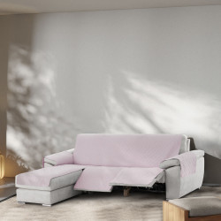 Funda para chaise longue de brazo corto izquierdo Eysa MONTBLANC Rosa